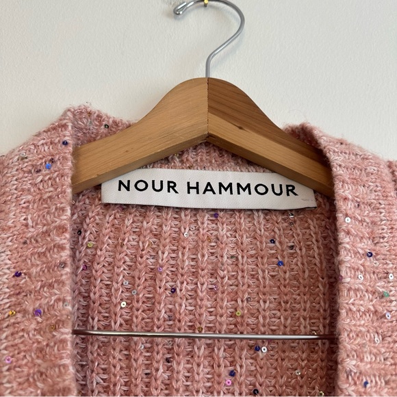 NOUR HAMMOUR knit cardigan sweater set - Picture 2 of 4